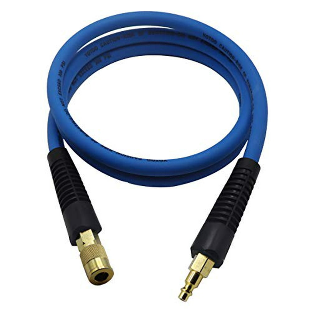 YOTOO Hybrid Lead in Air Hose 3/8Inch by 6Feet 300 PSI Heavy Duty, Lightweight, Kink Resistant