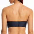 thumbnail image 2 of MELENECA Women's Strapless Bra for Large Bust Back Smoothing Plus Size with Underwire Navy Blue 34C, 2 of 3