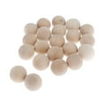 thumbnail image 3 of shamjina 5x20x Hardwood Balls Solid Natural Beech Wooden Balls Beads Crafts Making 20mm 5 Pcs, 3 of 8