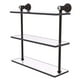 thumbnail image 1 of Estante de vidrio triple Carolina Crystal Collection de 16 pulgadas - Bronce frotado con aceite Allied Brass CC-5-16-ORB, 1 of 1