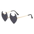 thumbnail image 2 of VLOOCKLW Frameless Fashion Shades Transparent Candy Color Frameless Glasses for Women, UV Protection Fashion Shades for Daily Wear & Parties, 2 of 9