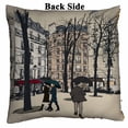 thumbnail image 2 of PKQWTM Square Paris under rain Reversible Mermaid Cushion Cover Home Decor Sequin Pillow Case Size 20x20 inches, 2 of 2