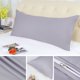 thumbnail image 5 of Funda Forro Cubierta con Cremallera Cierre para Almohada almohadón 100% algodón Grapas largas 300TC de 1 Pieza Púrpura pálido Cuerpo (20x48) con cremallera Unique Bargains Funda de Almohada, 5 of 6
