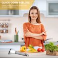 thumbnail image 4 of Corn Kerneler con mango ergonómico Corn Stripper Suministros de cocina Utensilios de cocina, 4 of 6