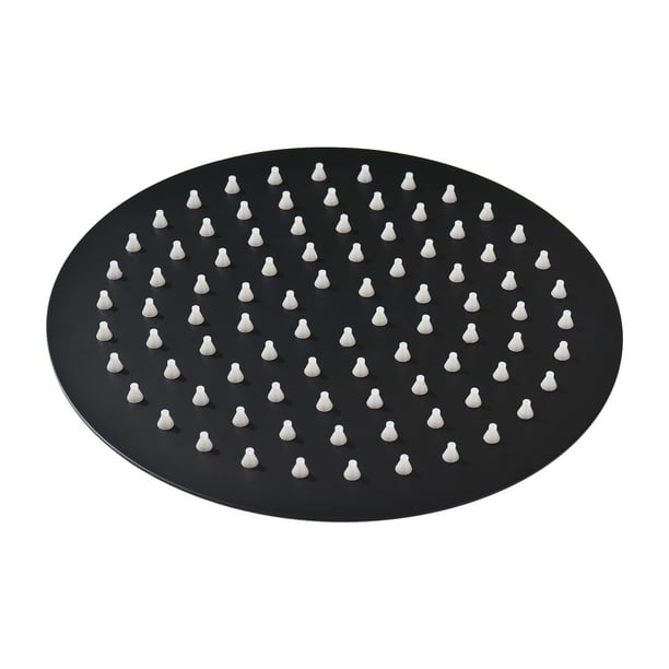 Duchador Irfora Cabezal de ducha de lluvia redondo de 8 pulgadas G1/2 Cabezal de ducha de alta presión Cabezal de ducha giratorio de baño Reemplazo de cabezal de ducha de lluvia de baño de acero inox Irfora Duchador