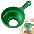 thumbnail image 3 of Wide-Mouth Canning Funnel Flexible Foldable Silicone Funnel with Handle for Jar Filling, Kitchen Transfer & Preserving, 3 of 5