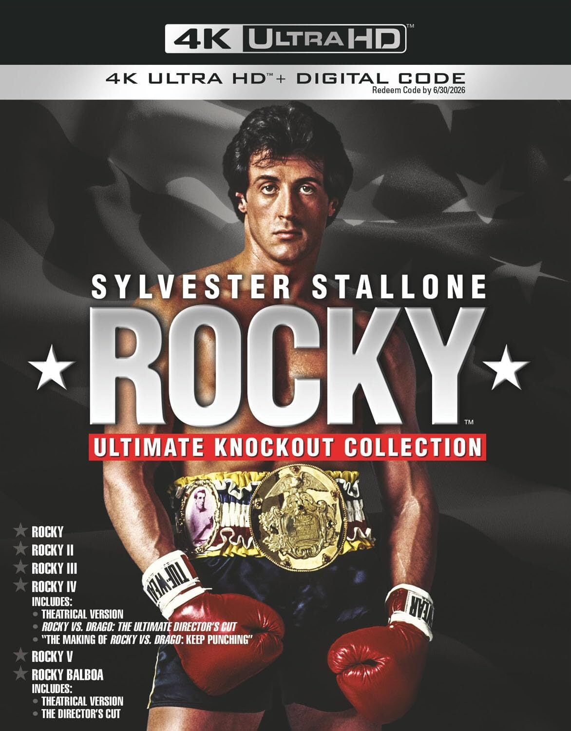 Rocky 4-Film I-IV Collection (Rocky/Rocky II/Rocky III/ Rocky IV