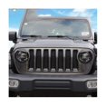 thumbnail image 5 of Rejilla delantera Yashi para Wrangler JL JT 2018-2024 protección contra insectos color negro, 5 of 5