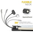 thumbnail image 3 of Anpro 2 Pack Rechargeable Book Light 6 LED, 3 Brightness Levels Lighting & 3 Colour Temperatures, up to 40 Hours Reading, Lightweight Clip on Reading Lights for Books in Bed, 3 of 8