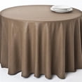 thumbnail image 1 of Saro Lifestyle 7417.BR132R Nappe Ronde Classique en Lin Scintillant Mélangé - Marron, 1 of 1