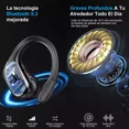thumbnail image 2 of Mertto Auriculares Inalámbricos Bluetooth Deportivos 75h Enc Color Negro, 2 of 8