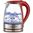 thumbnail image 3 of Brentwood Tempered Glass Tea Kettles, 1.7-Liter, Red, 3 of 4