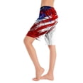 thumbnail image 2 of LVHAOGJOB Womens High Waist Shorts Athletic Plus Size Print Multicolor with Pockets Running Short Pants for Ladies Drawstring, 2 of 4