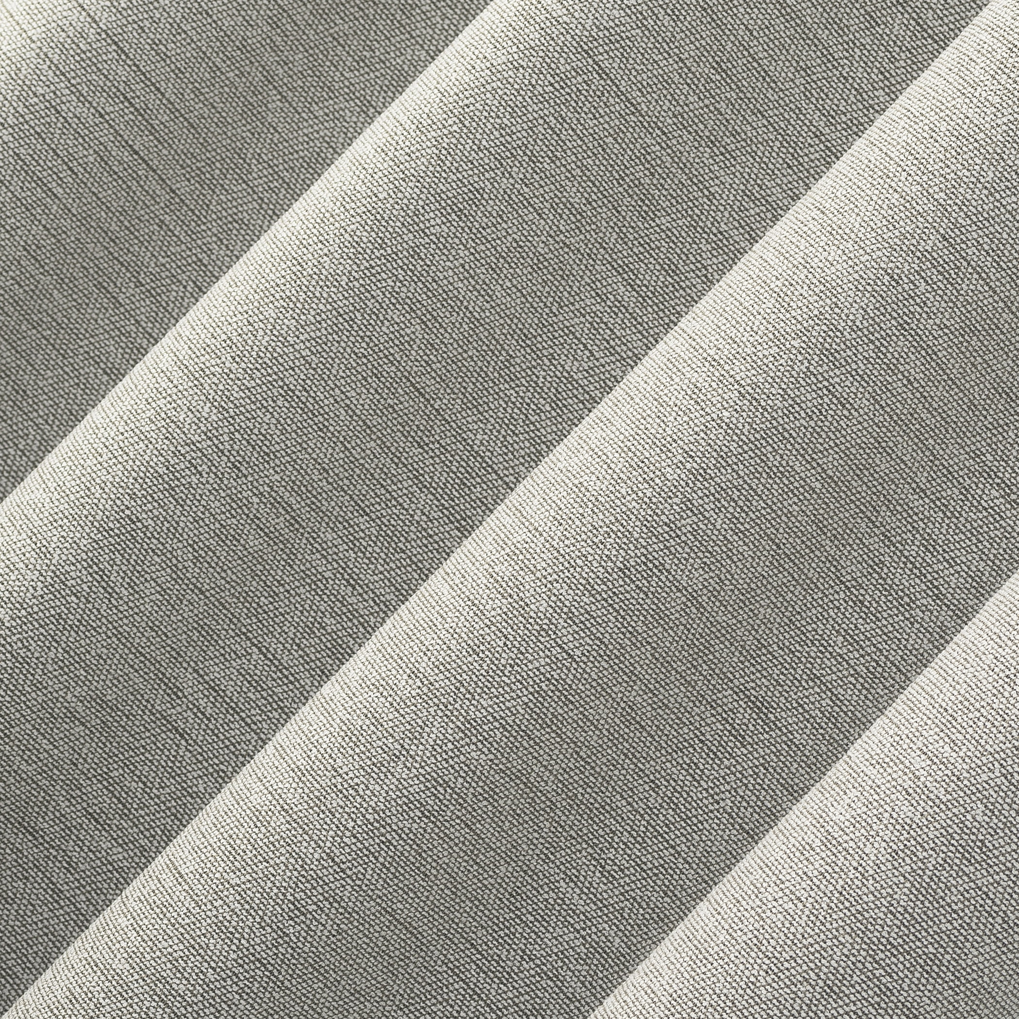 Sun Zero Prescott 2-pack Herringbone Magnetic Closure 100% Blackout Rod Pocket Curtain Panel Pair, 37"W x 84"L, Pearl