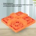 thumbnail image 4 of Support de Cric Langue, Support de Cric à Languette Pratique Durable PP Jaune Vif Rangement Facile 3500 Lb pour RV, 4 of 8