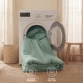 thumbnail image 4 of U by Bedsure 2 Pieces Twin Comforter Bedding Set, Iceberg Green Comforter Set for All Seasons, 1 Lightweight Prewashed Comforter and 1 Pillowcases,Twin,Iceberg Green, 4 of 8