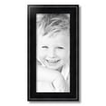 thumbnail image 2 of ArtToFrames 8" x 18" Matte Black with Beads Picture Frame, 8x18 inch Black Wood Poster Frame (WOM-4065), 2 of 8