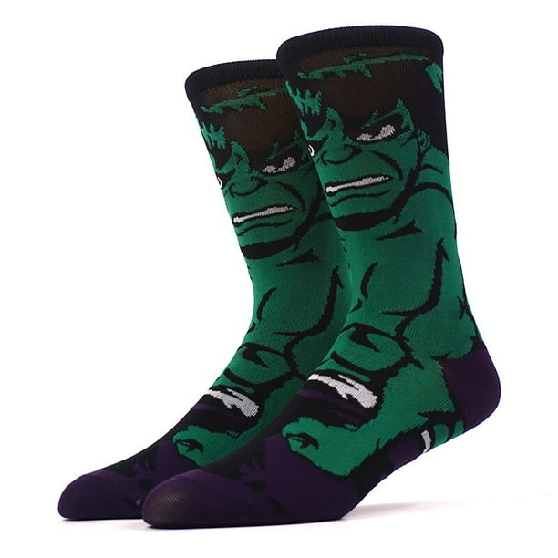 Venta caliente Comics Hero General Calcetines dibujos animados Iron Man Capitán América Hasta la rodilla Patrón de costura cálido Antideslizante Casual hombres Calcetín Tan Jianjun unisex