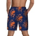 thumbnail image 4 of Uemuo Octopus Pattern Mens Swim Trunks Quick Dry Board Shorts with Mesh Lining, Stretch Beach Shorts Quick Dry No-Chafing Board Shorts-3X-Large, 4 of 9