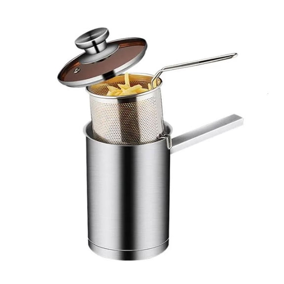 SDFGTstore Frying Pots Household Deep Frying Cookware Inductions Cooker Frying Pots