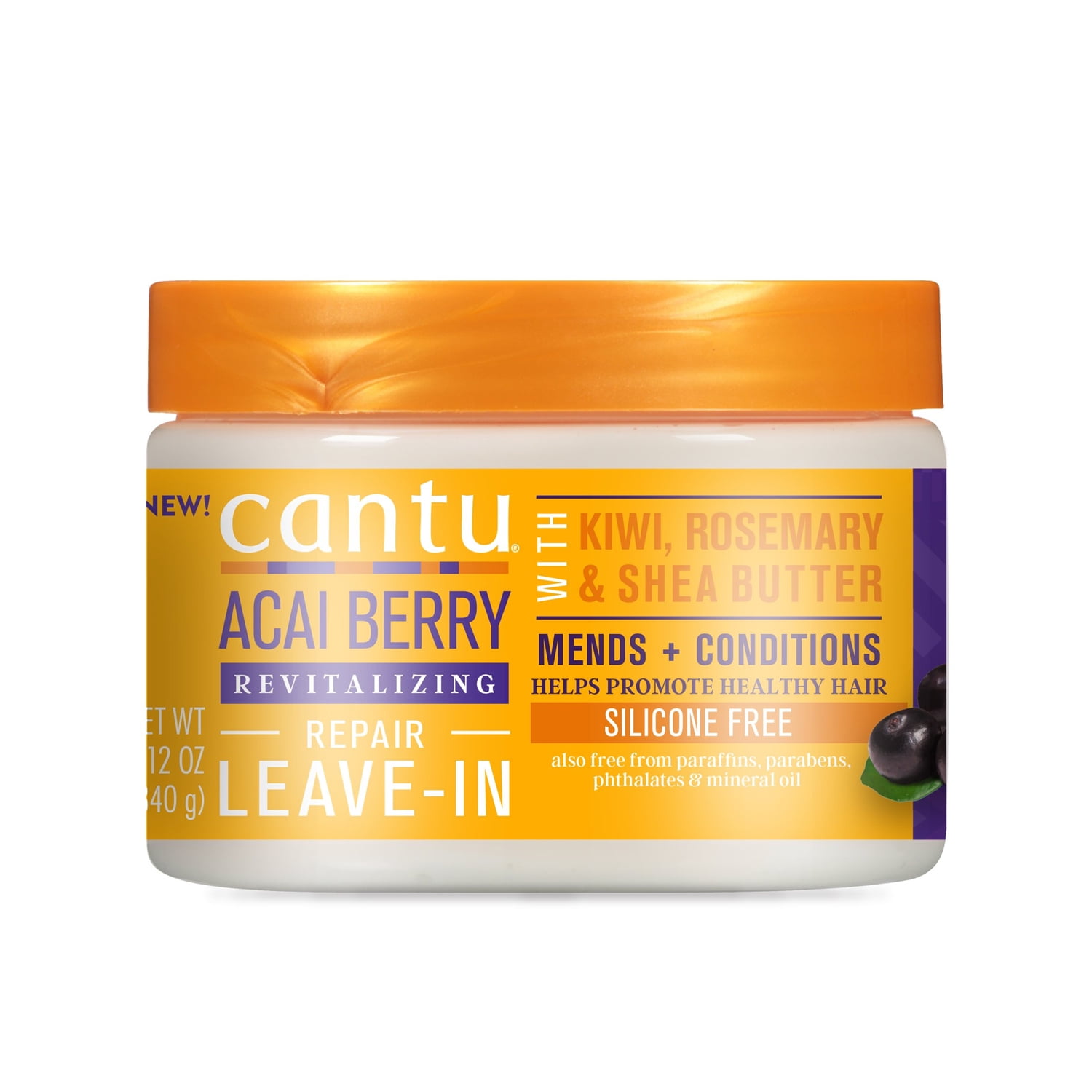 Cantu Acai Berry Leavein Conditioner, 12 Oz.,Pack of 12