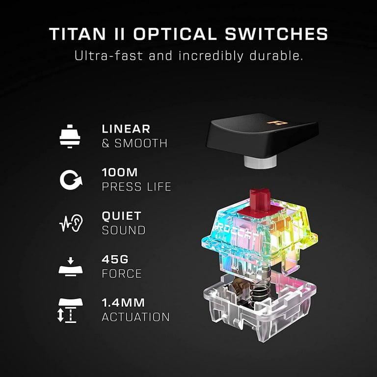 Amazon.com: ROCCAT Vulcan II Max – Optical-Mechanical PC