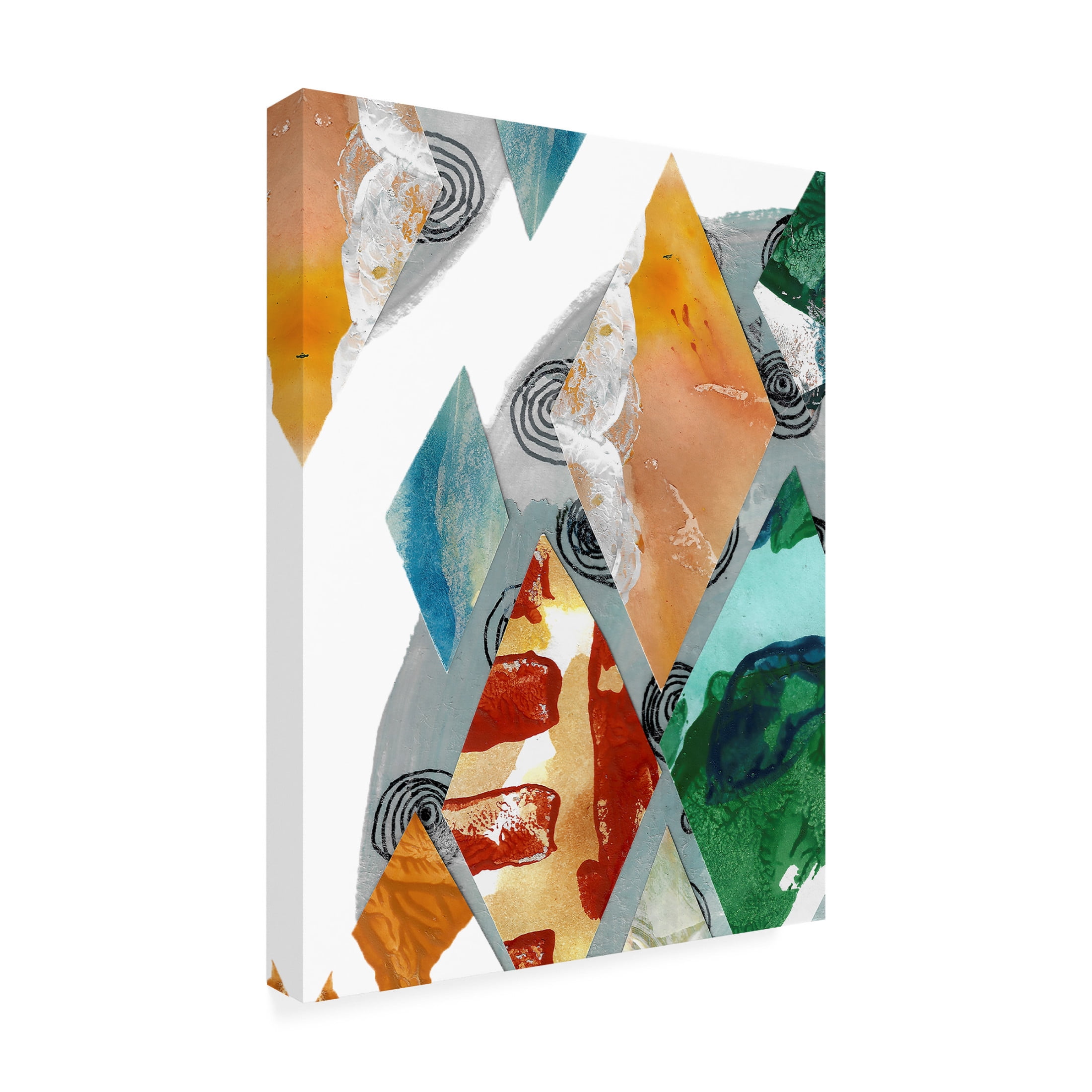 Canvas Wall Art - Maliq 'Fill The Void 2' Wall Art for Living Room, Bedroom, or Office Décor by Trademark Fine Art - 18 x 24 Inches