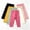 7 Multicolor, variant on Yibosean Baby Girls 5-pack Ruffle Ankle Leggings, Soft Stretch Pants for Toddler Girls 6M-4T