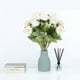 thumbnail image 5 of Ramo de rosas artificiales | Flores de seda realistas ajustables de 28 a 32 cm | Flores artificiales para boda, decoración del hogar, centro de mesa, regalo | Arreglo floral artificial de bajo, 5 of 5