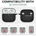 thumbnail image 2 of Protective Case for AirPods 4 with Cleaner Kit, Soft Silicone, 2 of 6