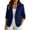 Navy, variant on Guluxicc Women's Linen Blazers with Pockets Breathable Collared Button Closure Long Sleeve Dress Jackets Everyday Office Wear for Spring Summer Casual Outfits