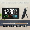 thumbnail image 4 of Reloj de Escritorio Inteligente con Conexión USB, Wifi, Termómetro e Higrómetro con Pantalla LED Digital y Herramientas de Calibración Automática Wifi., 4 of 5