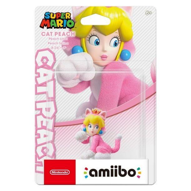 Amiibo Cat Peach Nintendo Súper Mario Series