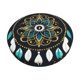 thumbnail image 1 of Disketp Boho Dreamcatcher Funda Redonda para Taburete, Funda de Cojín para Silla de Bar Suave y Elástica-12 inch, 1 of 7