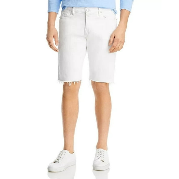 FRAME L'Homme Men's Cutoff Denim Shorts in Off White-Size 32R