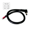 DC5525/DC5521 Male Plugs Power Cable with Wire End, Molded Strain ...