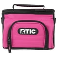 thumbnail image 5 of RTIC Day Cooler Bag 6 Can, Soft Sided Portable Insulated Cooling Bags for Lunch, Beach, Drink, Beverage, Travel, Camping, Picnic, for Men and Women, Hot Pink, 5 of 5