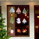 thumbnail image 1 of Paquete de 9 Pegatinas Navideñas para Ventanas | Pegatinas Navideñas Coloridas de Pvc | Decoraciones Navideñas Translúcidas Reutilizables para Centros Comerciales, Hogar, Oficina y Decoración de Temp, 1 of 6
