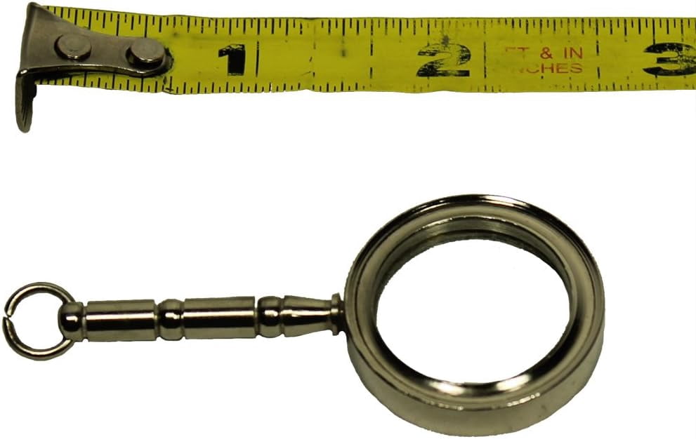 Maritime Treasures 2.5" Miniature Chrome Finished Magnifying Glass