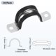 thumbnail image 3 of Uxcell 20-Pack Abrazaderas de Cable, Abrazadera de Goma Acolchada de Acero Inoxidable de 1/4 Pulgada en Forma de R para Tubo/Cable/Tubería, 3 of 7