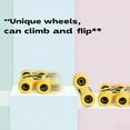 thumbnail image 3 of Set of 4 Double-sided Stunt Cars: Flip Inertia Friction Powered Toys, Push and Go 360 Rotation Vehicles, Pull Back Cars Gifts Kids Girls, 3 of 6