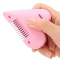 thumbnail image 4 of Cute Peach Heart Hair Cutting Comb Double Trimmer Manual Self Styling Tool for Children and Adults, 4 of 7