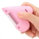thumbnail image 3 of Peinador manual para cortar el pelo, con forma de corazón melocotón, de doble cara, para flequillo, fino, para niños, con cortador automático, 3 of 7