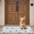 thumbnail image 4 of Pug and Footprints Door Rugs,Washable Non Slip Door Mats Indoor,Decorative Door Mats,Entry Mat Indoor for Entrance,Bedroom,Kitchen,Bathroom,16"x47", 4 of 6