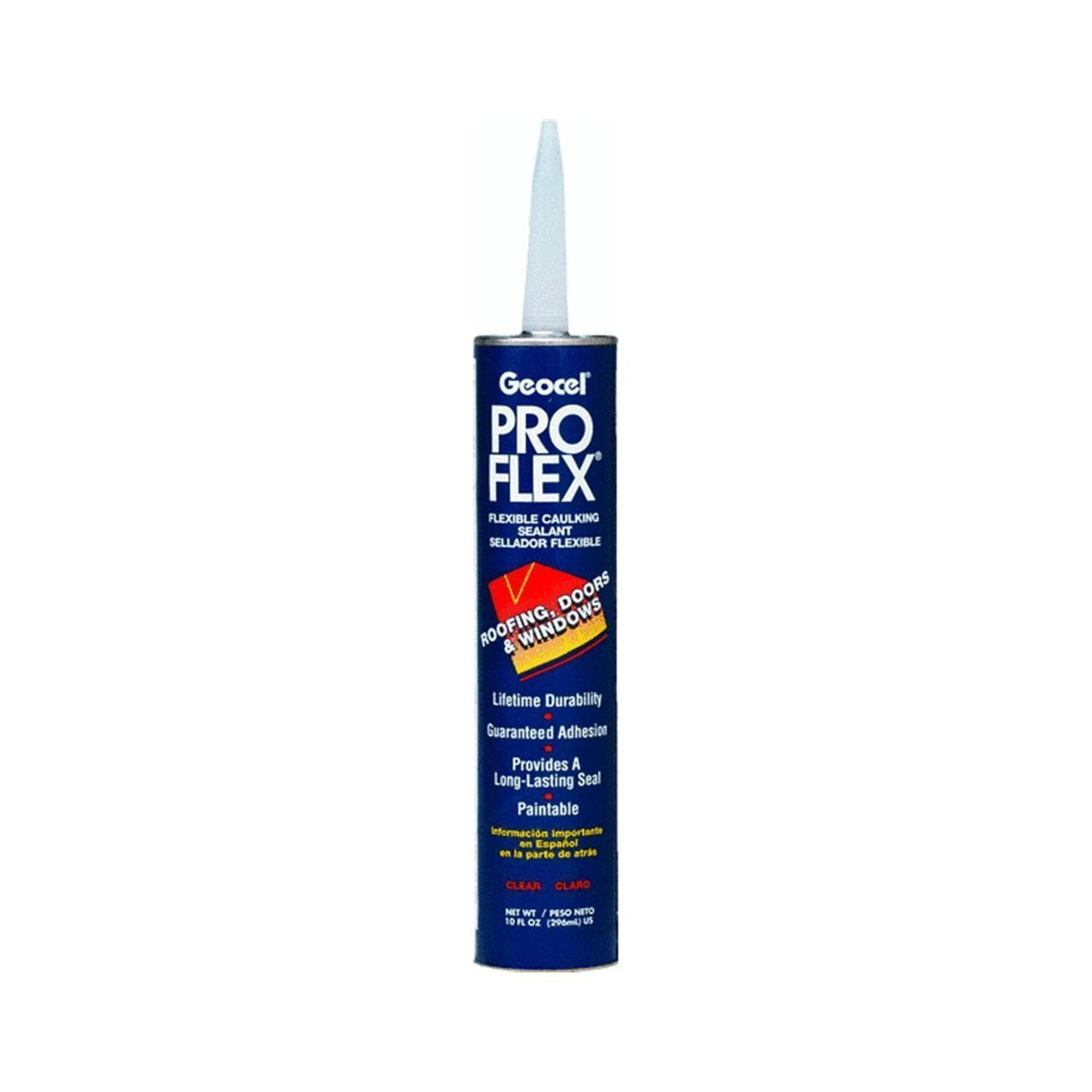 Pro Flex Super Flexible Elastomeric Sealant Acrylic Clear Paintable 10