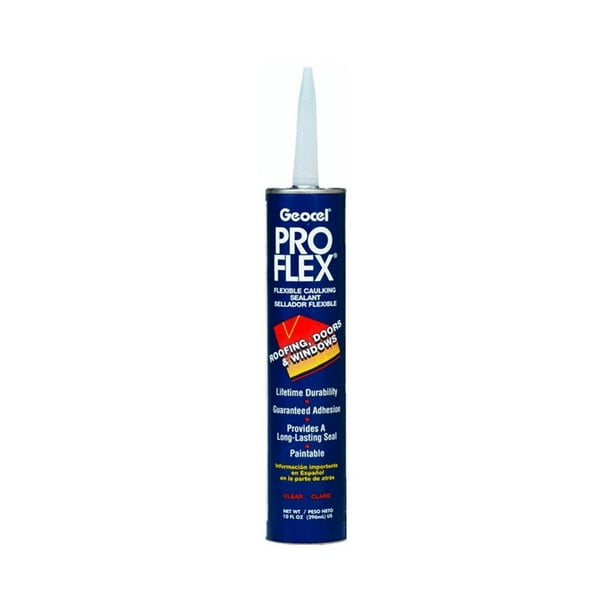 Pro Flex Super Flexible Elastomeric Sealant Acrylic Clear Paintable 10