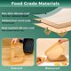 thumbnail image 3 of Forros para freidora de aire desechables para cesta doble, 200 piezas de forro de papel pergamino rectangular para Ninja DZ201 DZ401 Chefman/COSORI, papel para hornear a prueba de aceite para freidora, 3 of 6