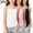 Beige, variant on Cami Tops for Kids Girls 3 Pack Sleeveless Cotton Undershirts Square Neck Summer Trendy Casual Undershirts White Size 7/8