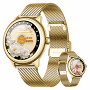 Cillso Smart Watch for Women, Elegant Round Smartwatch with 1.19" Display, Bluetooth Calling Fitness Tracker with Sleep Tracking, Cycle Tracking, 100+ Sports Modes for Android iOS