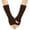 Coffee, variant on WRKEKC Gloves for Women Long Knitted Fingerless Arm Warmers Gloves for Women Casual Warm Daily Wear